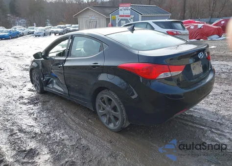 2011 Hyundai Elantra Limited из США, поврежденный, VIN 5NPDH4AEXBH021505
